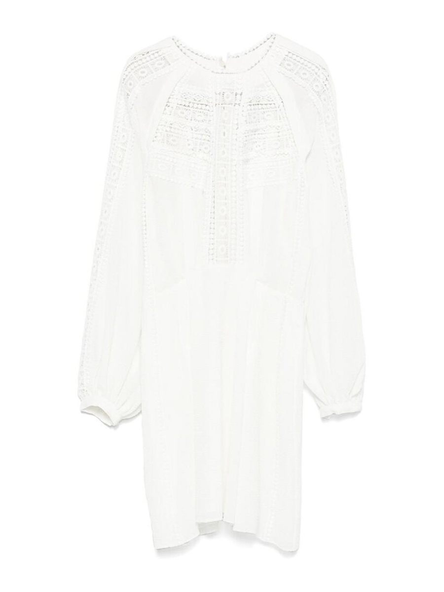 Iro Robe Au Genou - Blanc