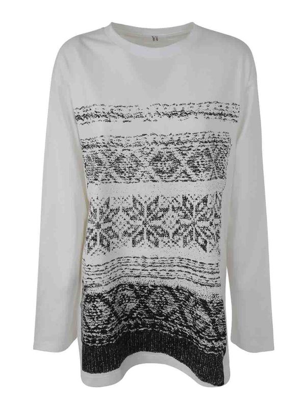 Y'S T-Shirt - Blanc
