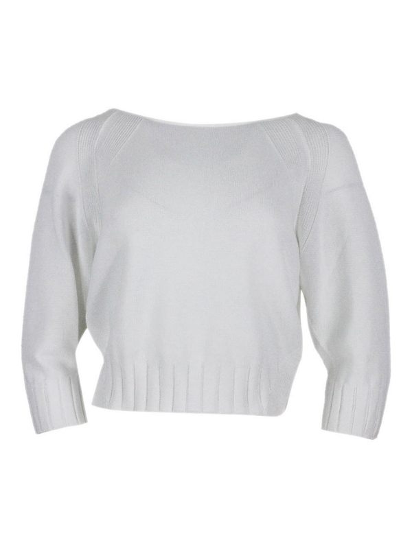 Malo Pull Col Rond - Blanc