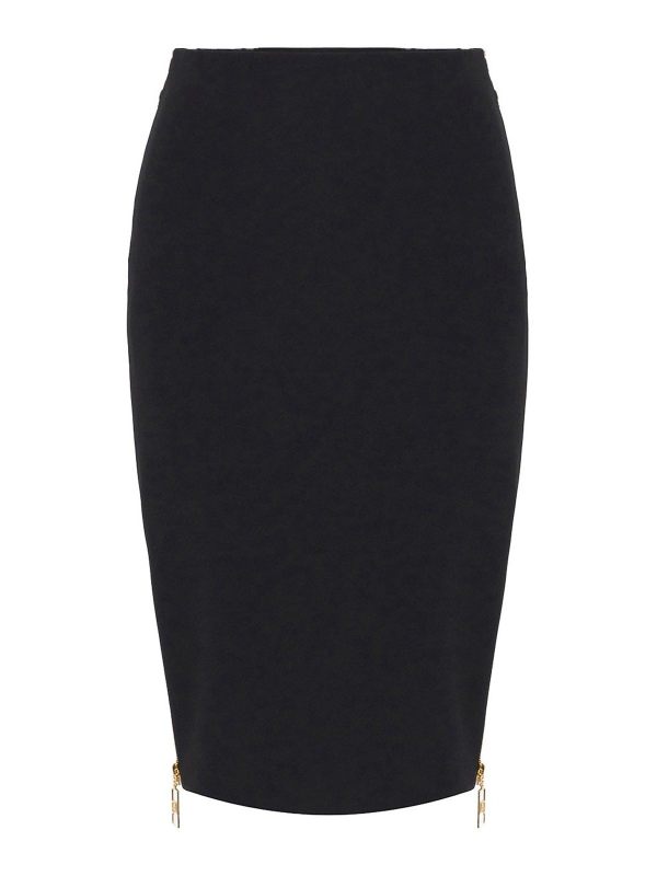 Elisabetta Franchi Jupe Midi - Noir