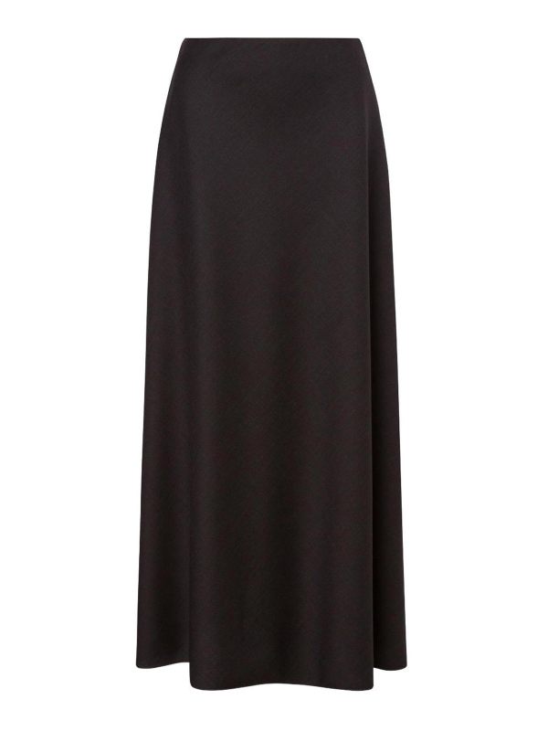 Alberta Ferretti Jupe Midi - Gris