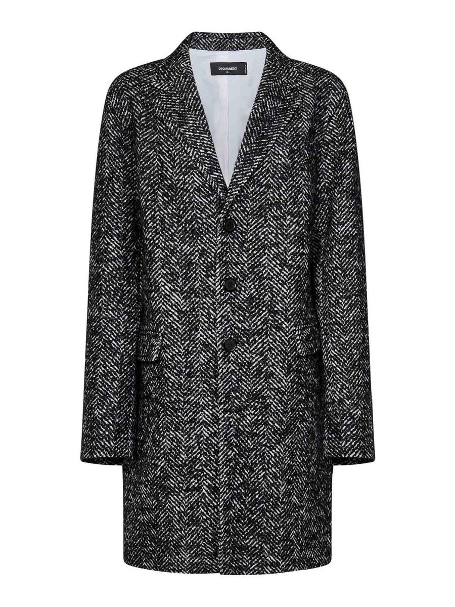 Dsquared2 Manteau Court - Noir