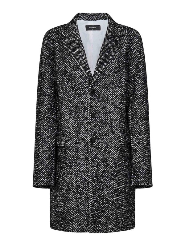 Dsquared2 Manteau Court - Noir