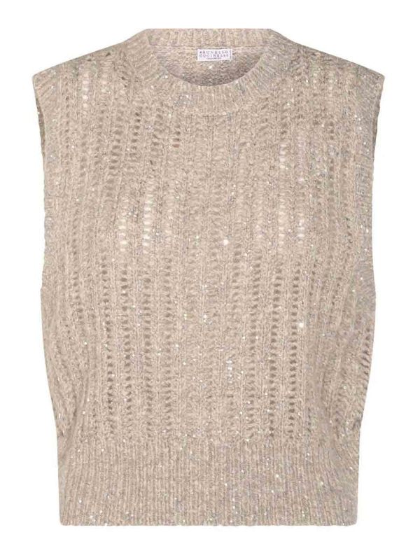Brunello Cucinelli Gilet - Blanc