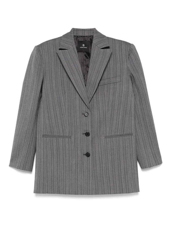 Anine Bing Veste Casual - Gris Foncé