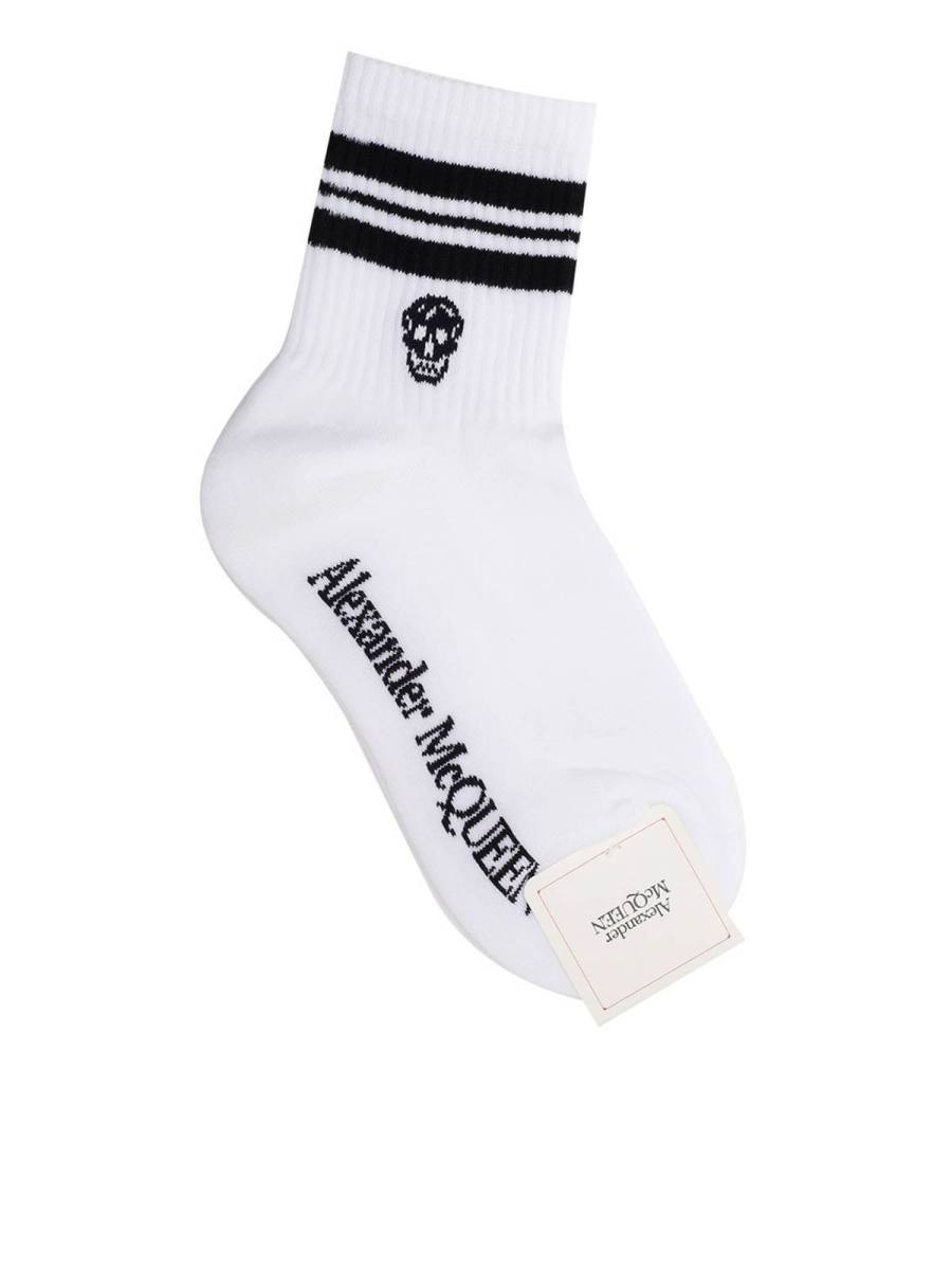 Alexander Mcqueen Chaussettes - Blanc