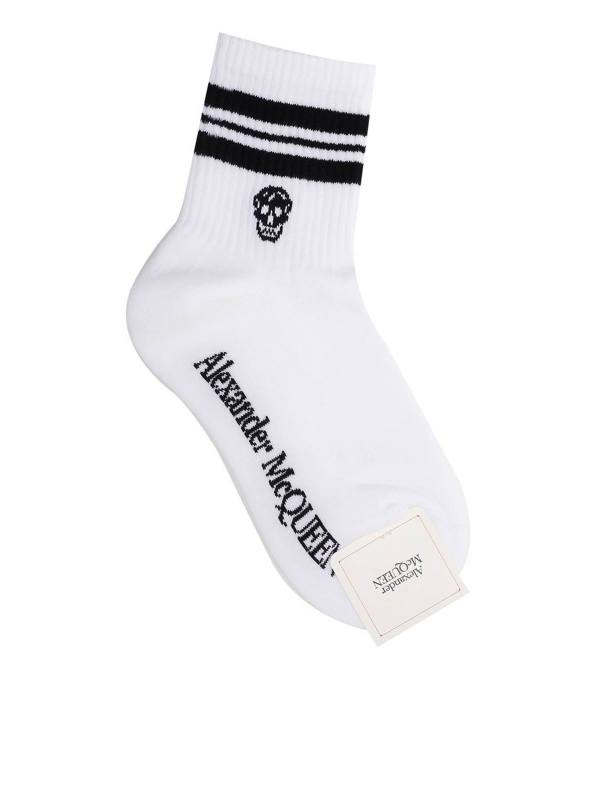 Alexander Mcqueen Chaussettes - Blanc