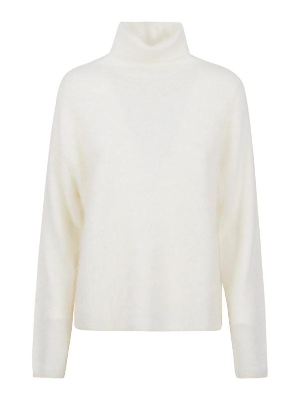 Kangra Cashmere Pull Col Bateau - Blanc