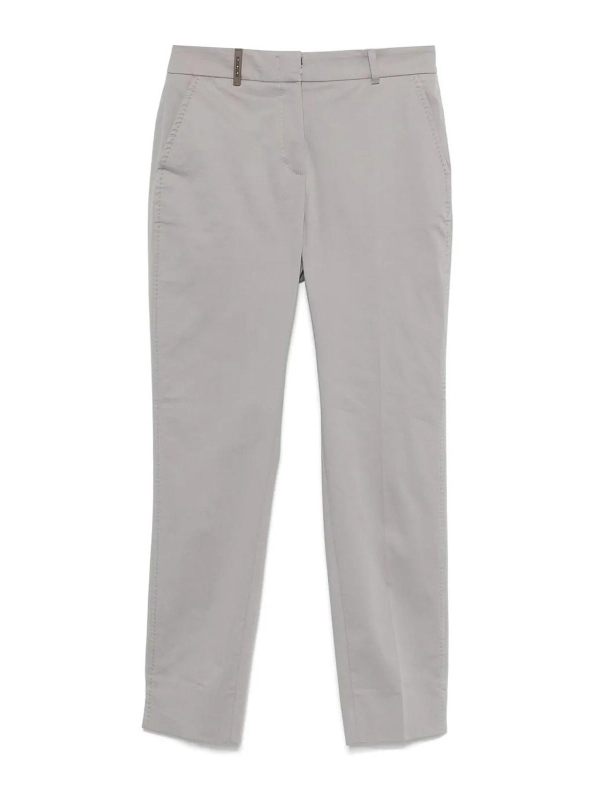 Peserico Pantalons Décontractés - Gris