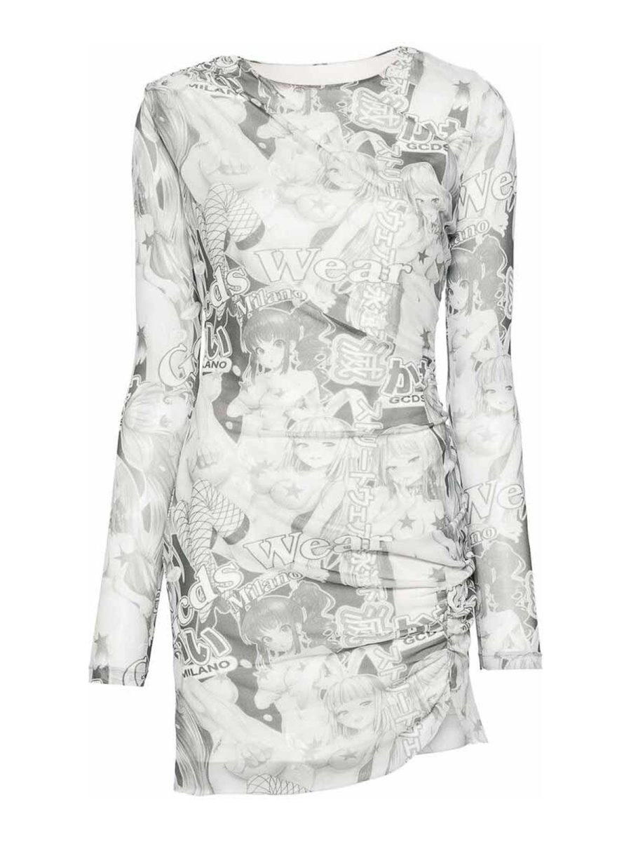 Gcds Robe Courte - Vert