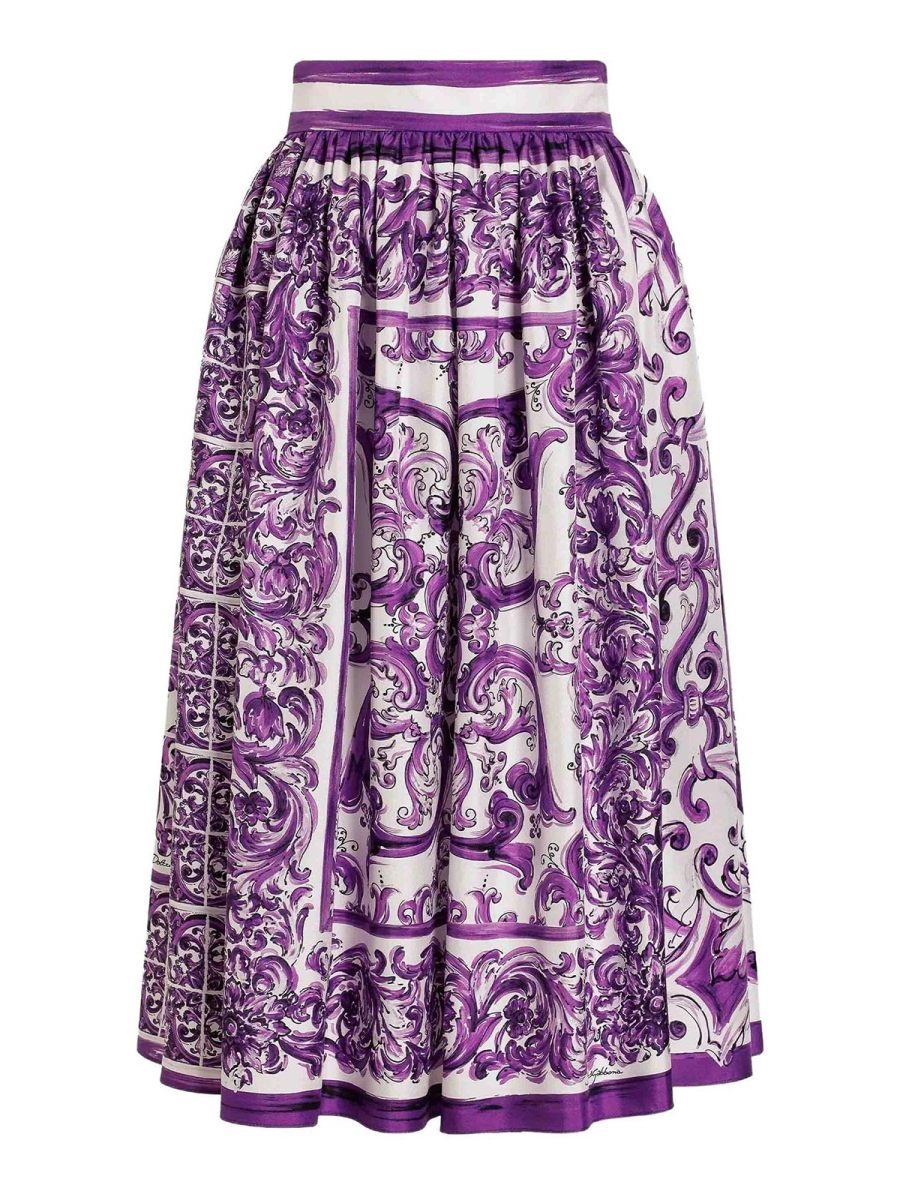 Dolce & Gabbana Jupe Midi - Multicolore