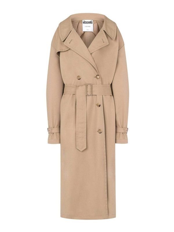 Moschino Manteau Long - Beige