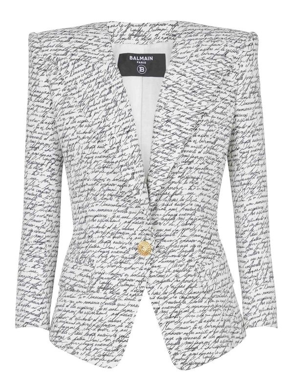 Balmain Blazer Couturier - Blanc