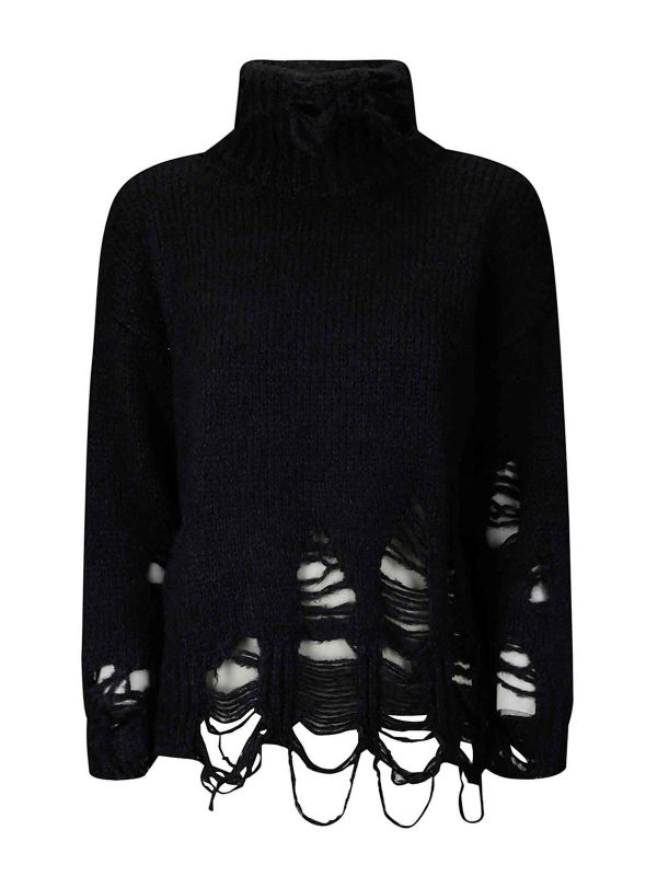 Lussi Pull Col Bateau - Noir