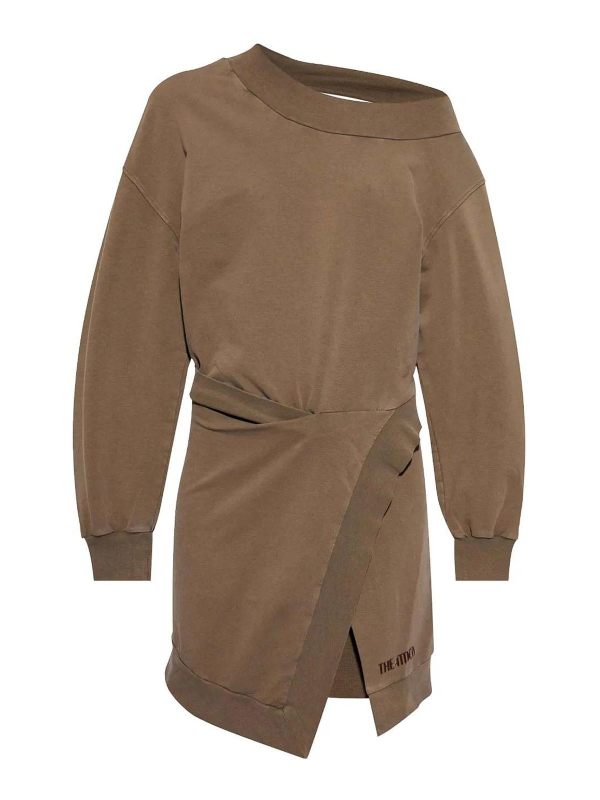 The Attico Robe Courte - Marron