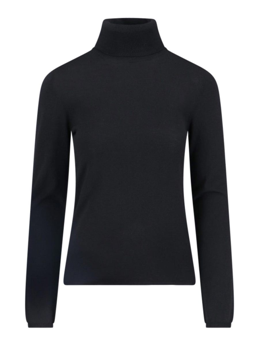 Zanone Pull Col Roulé - Noir