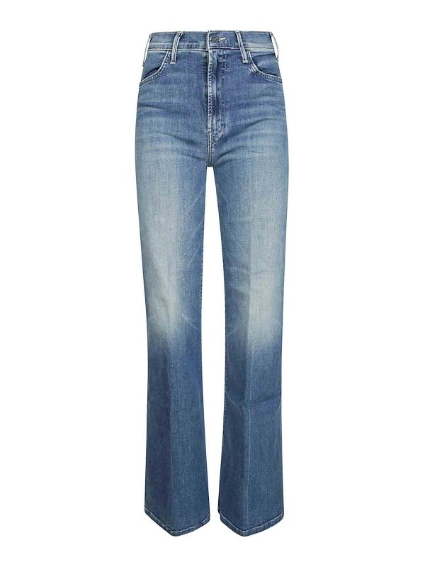 Mother Jean Bootcut - Bleu