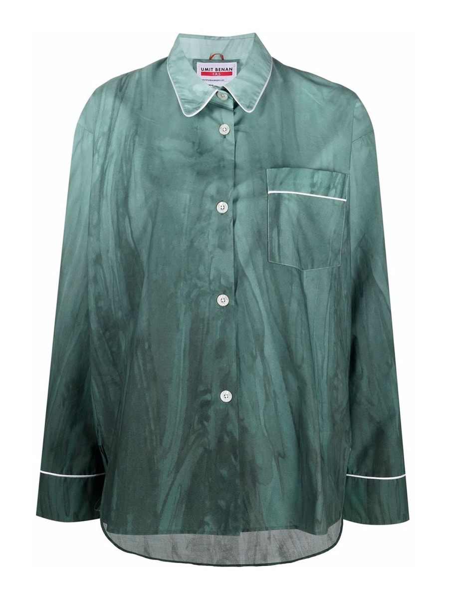 Umit Benan Chemise - Vert