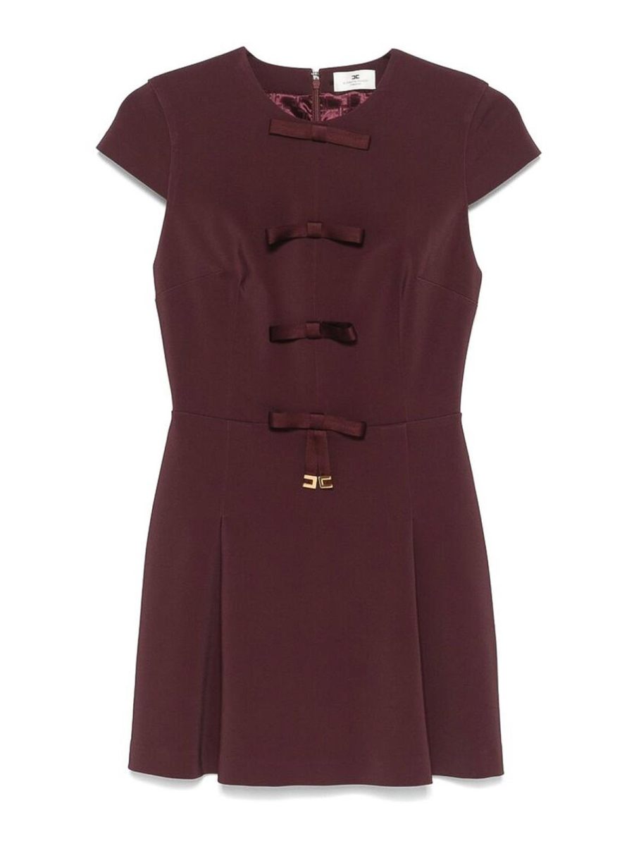 Elisabetta Franchi Robe Courte - Rouge