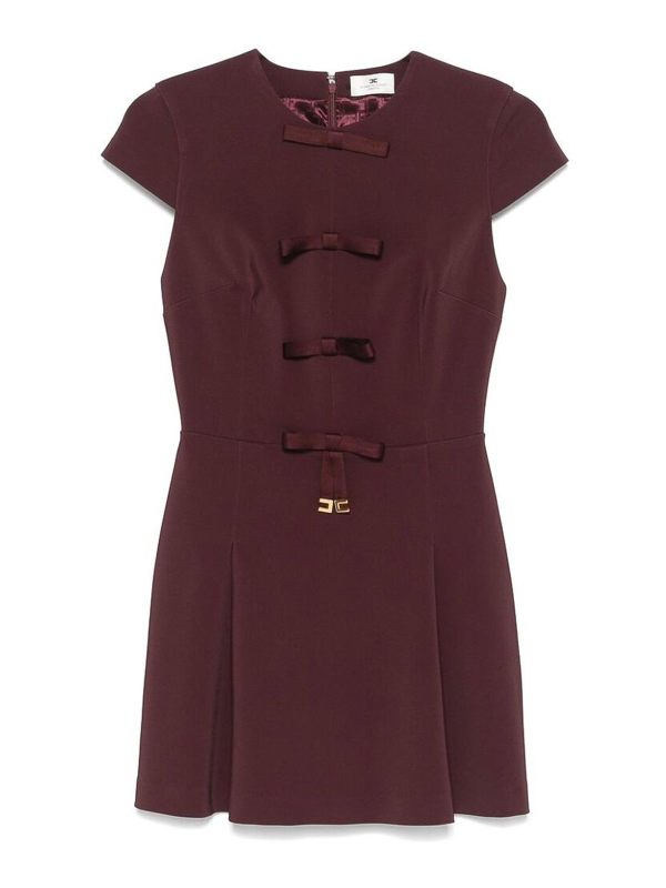 Elisabetta Franchi Robe Courte - Rouge