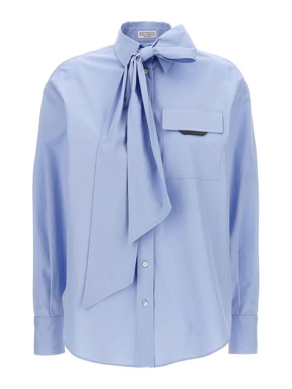 Brunello Cucinelli Chemise - Bleu Clair