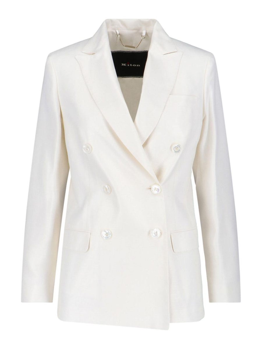 Kiton Blazer - Blanc