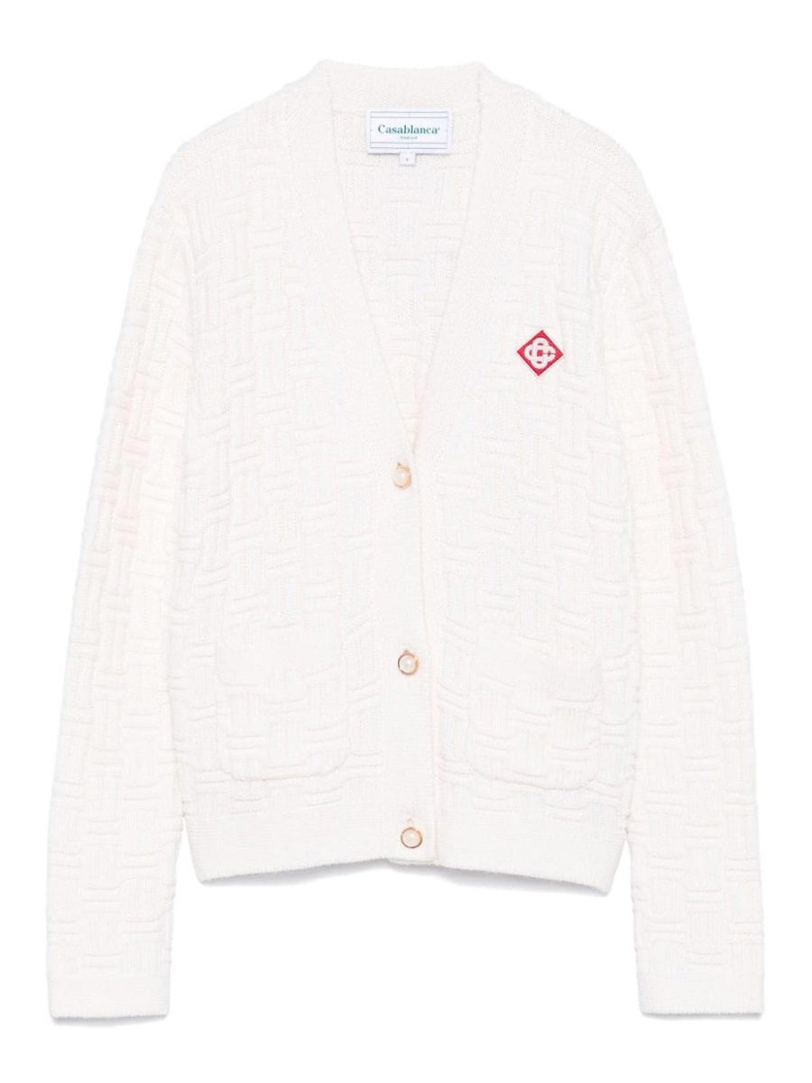 Casablanca Cardigan - Blanc