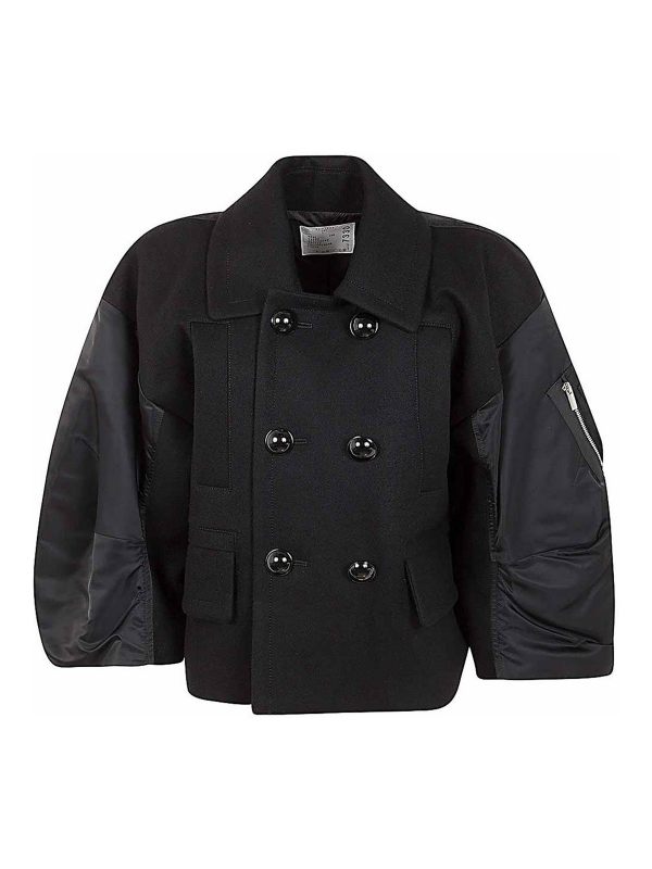 Sacai Veste Casual - Noir