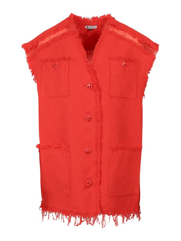 K Krizia Blazer - Rouge