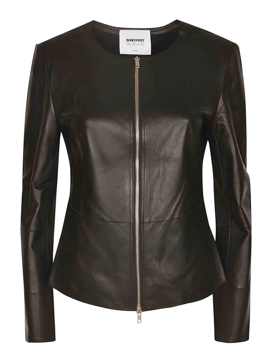 S. W.O. R.D 6.6.44 Manteau Court - Noir