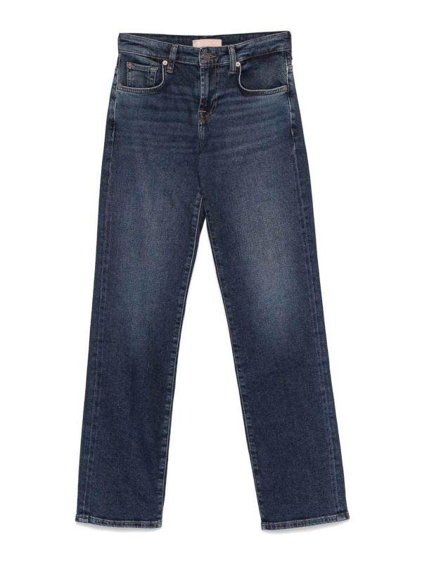 7 For All Mankind Jean Bootcut - Bleu