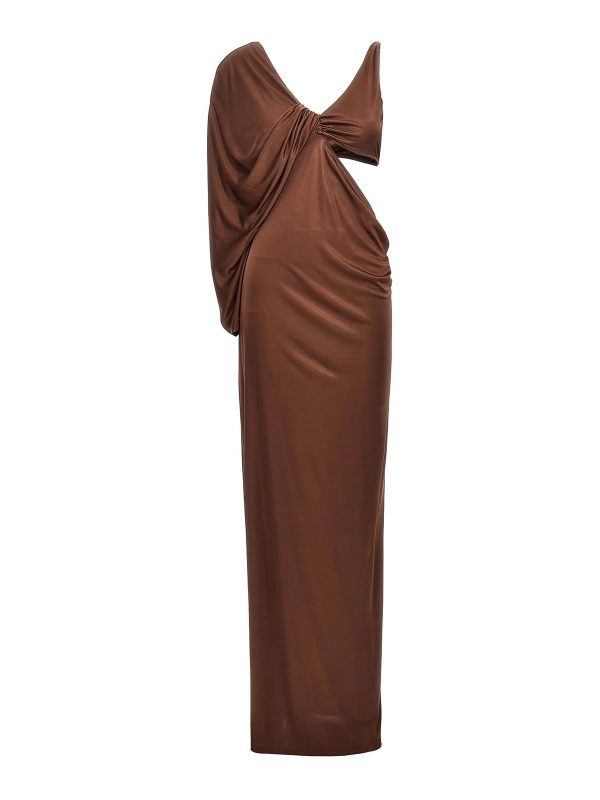 Atlein Robe Au Genou - Marron