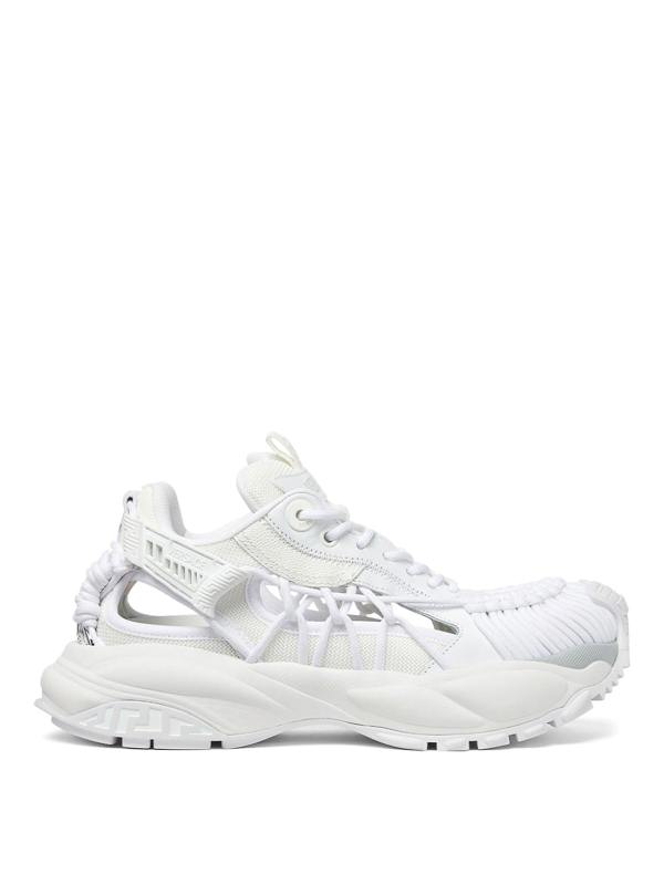 Versace Chaussures À Lacets - Blanc