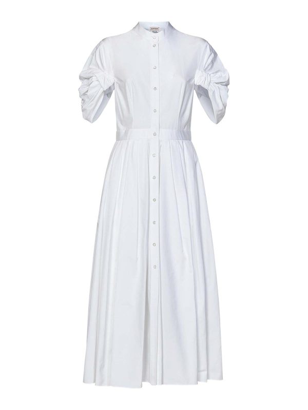 Alexander Mcqueen Jupe Midi - Blanc