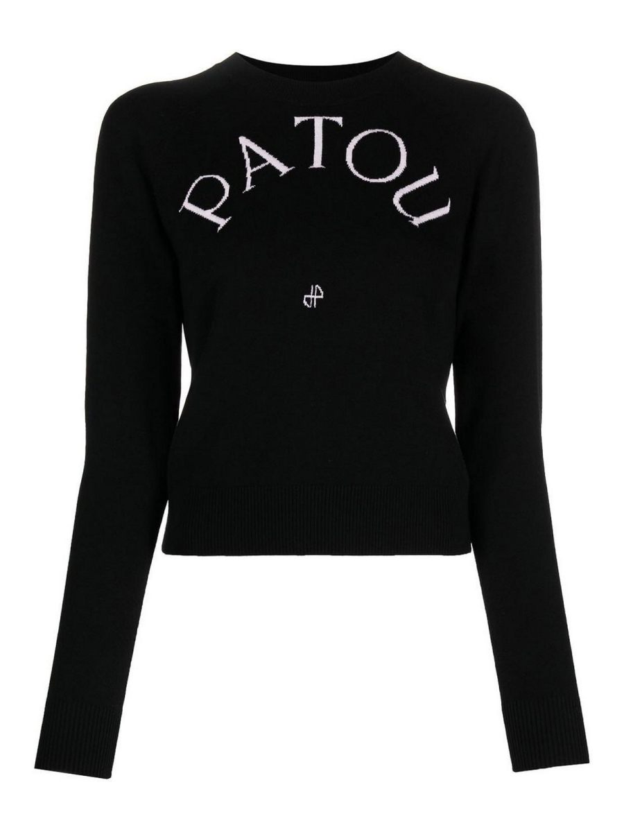 Patou Pull Col Rond - Noir