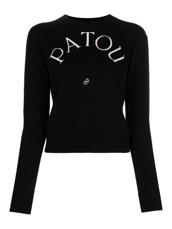 Patou Pull Col Rond - Noir