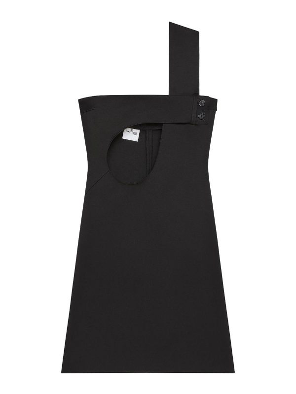 Courreges Robe Courte - Noir