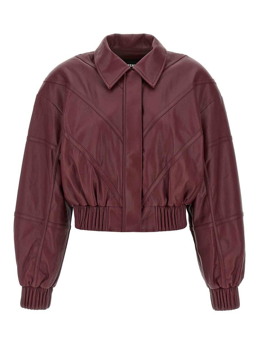 Rotate Birger Christensen Bomber - Rouge Brun