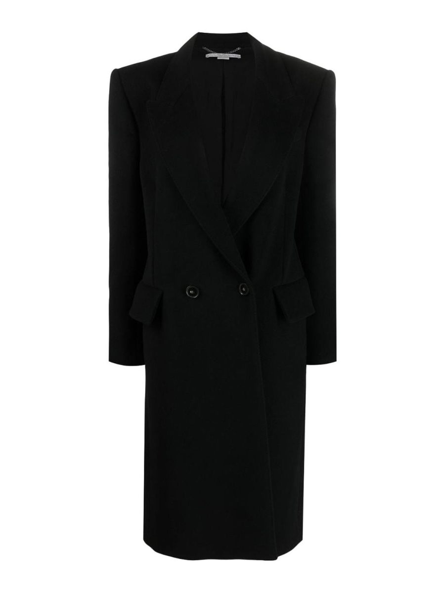 Stella Mccartney Manteau Court - Noir