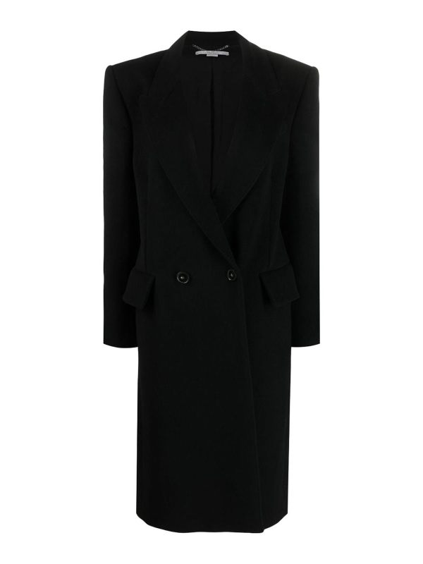 Stella Mccartney Manteau Court - Noir