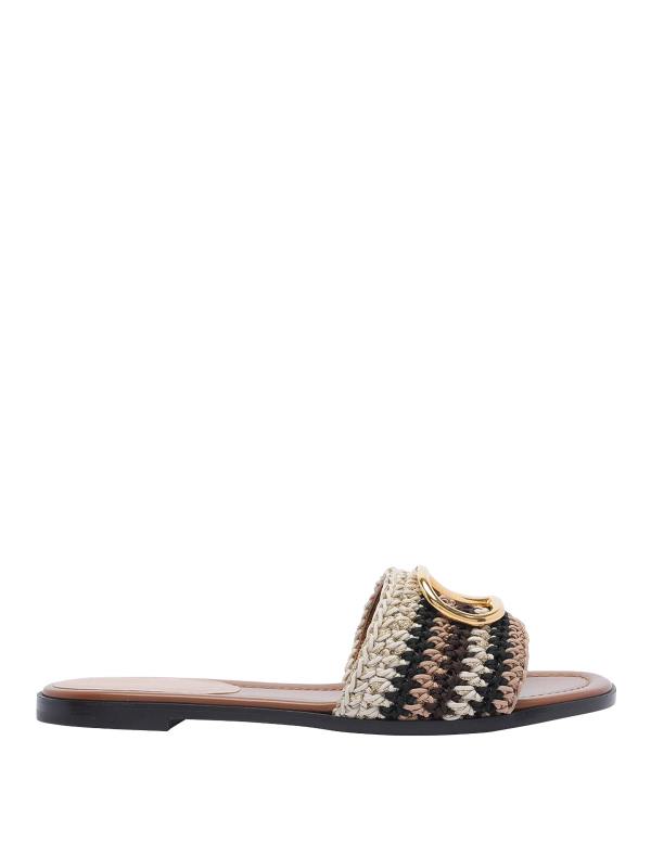 Valentino Garavani Tongs - Marron