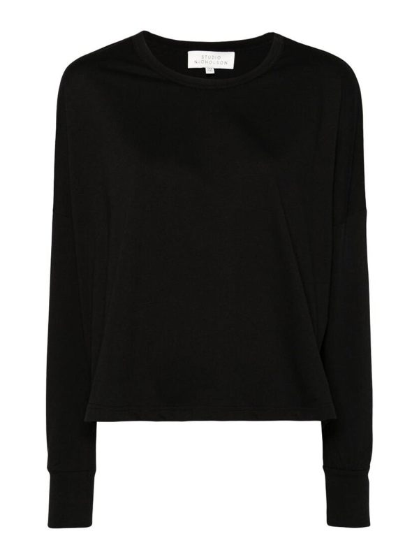 Studio Nicholson Pull Col Rond - Noir
