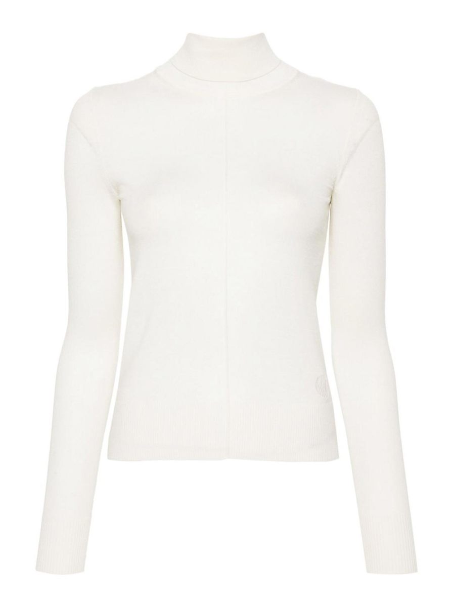 Chloe' Pull Col Rond - Blanc