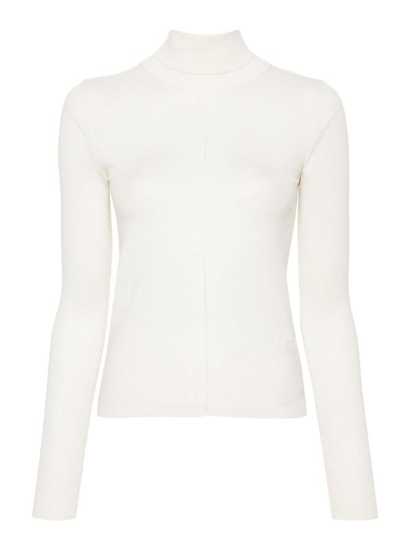 Chloe' Pull Col Rond - Blanc