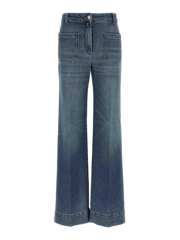 Victoria Beckham Jean Bootcut - Bleu Clair