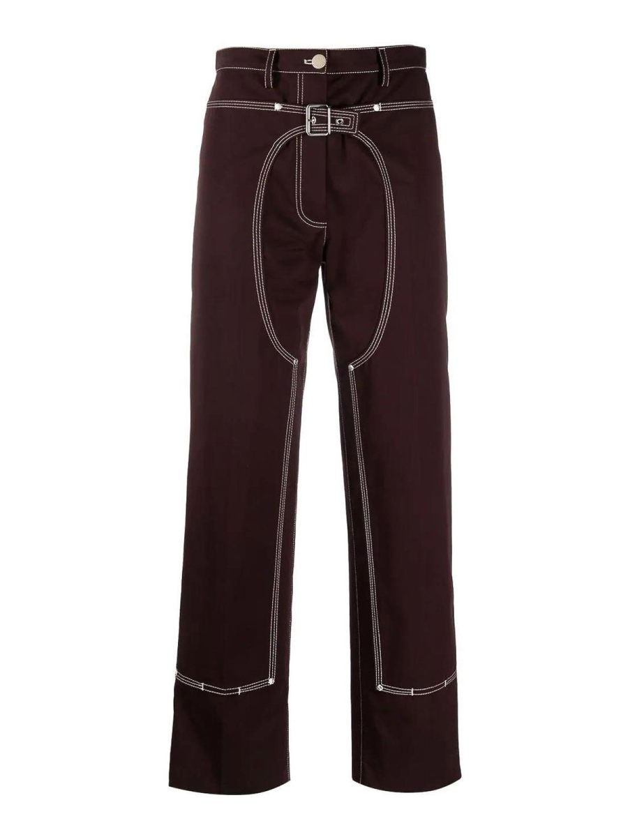 Stella Mccartney Pantalons Décontractés - Marron