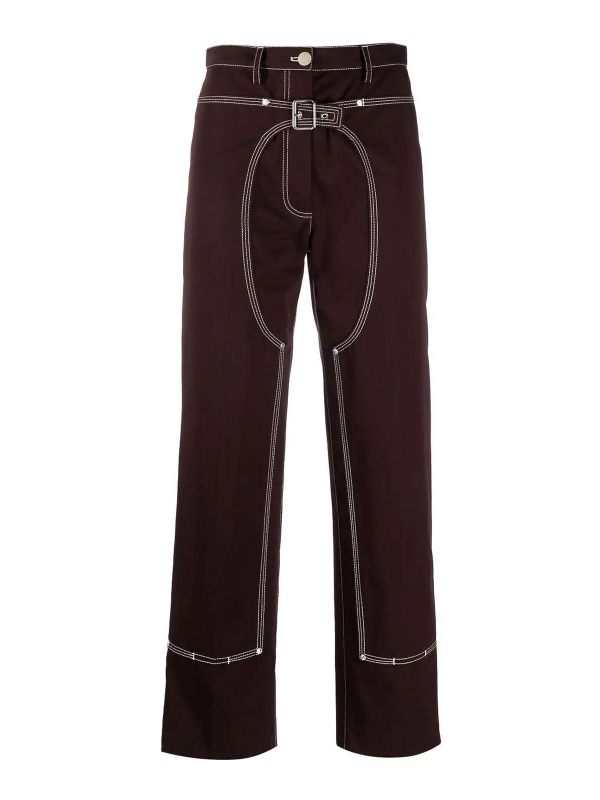 Stella Mccartney Pantalons Décontractés - Marron