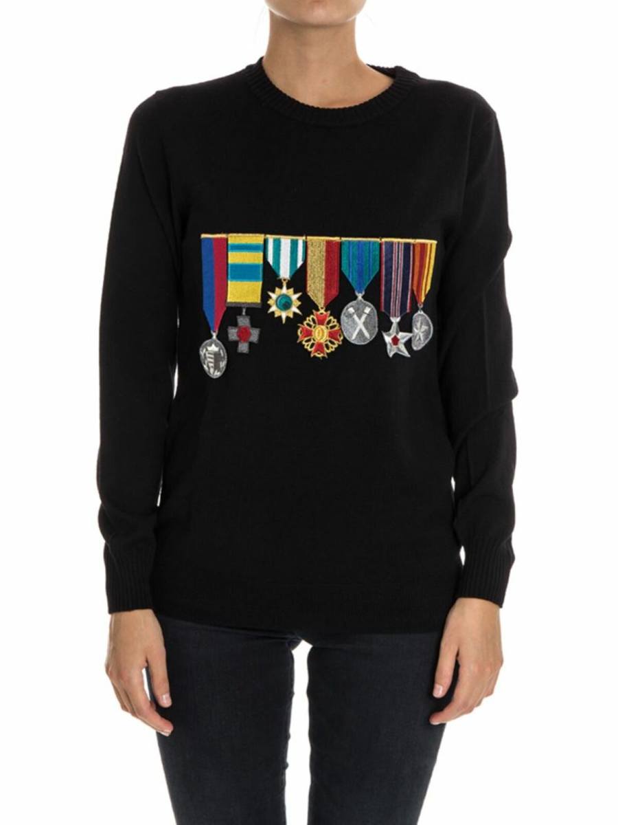 Stella Jean Pull Col Roulé - Noir