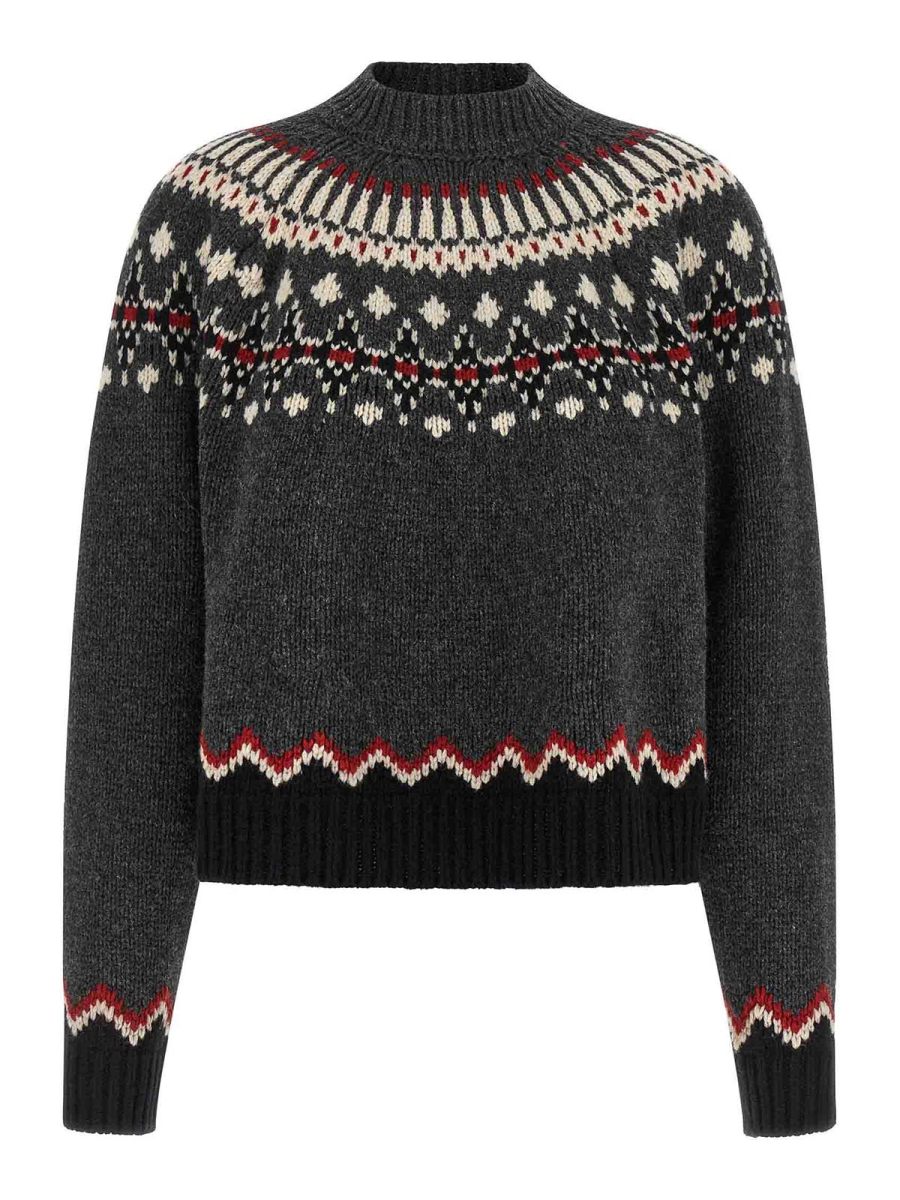 Alanui Pull Col Rond - Gris