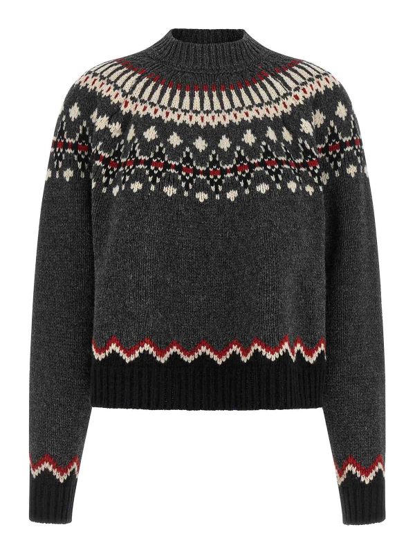 Alanui Pull Col Rond - Gris